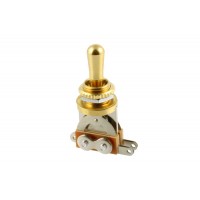 ALLPARTS EP-0066-002 Gold Short Straight Toggle Switch 