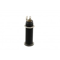 ALLPARTS EP-0152-003 Switchcraft Black Stereo Long Threaded Jack 