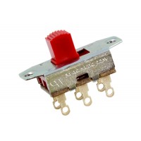 ALLPARTS EP-0260-026 Red On-On Slide Switch 