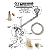 ALLPARTS EP-4140-000 Wiring Kit for Gibson Les Paul 