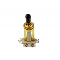 ALLPARTS EP-4367-002 Switchcraft Gold Toggle Switch 