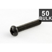 ALLPARTS GS-0007-B03 Bulk Pack of 50 Black Single Coil Pickup Screws 
