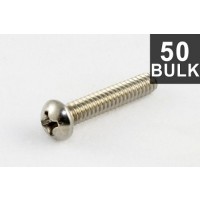 ALLPARTS GS-0007-B05 Bulk Pack of 50 Steel Single Coil Pickup Screws 