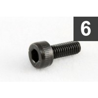 ALLPARTS GS-0083-003 Pack of 6 FR Saddle Intonation Screws 