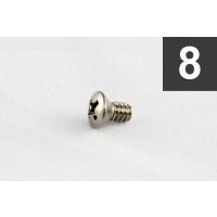 ALLPARTS GS-3263-005 Pack of 8 Steel Switch Mounting Screws 
