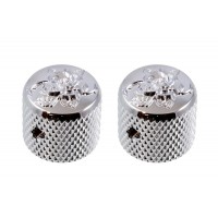 ALLPARTS MK-3151-010 Gotoh Short Engraved Dome Knobs 