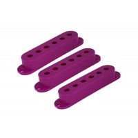 ALLPARTS PC-0406-040 Set of 3 Purple Pickup Covers for Stratocaster 