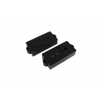 ALLPARTS PC-0951-023 Pickup covers for Precision Bass Black 