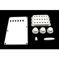 ALLPARTS PG-0549-025 White Accessory Kit for Stratocaster 
