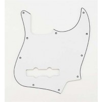 ALLPARTS PG-0755-035 White Pickguard for Jazz Bass 