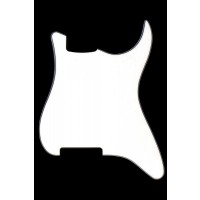 ALLPARTS PG-0992-035 White Outline for Stratocaster 