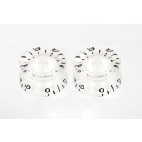 ALLPARTS PK-0130-031 Clear Speed Knobs 