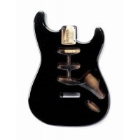 ALLPARTS SBF-BK Black Finished Replacement Body for Stratocaster 