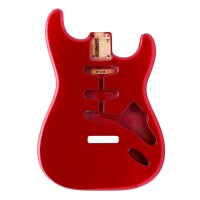 ALLPARTS SBF-CAR Candy Apple Red Finished Replacement Body for Stratocaster 