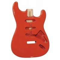 ALLPARTS SBF-FR Fiesta Red Finished Replacement Body for Stratocaster 