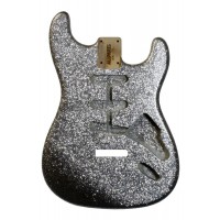ALLPARTS SBF-SS Silver Sparkle Finished Replacement Body for Stratocaster 