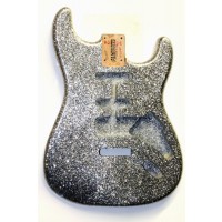ALLPARTS SBF-SSH Silver Sparkle Finished SSH Replacement Body for Stratocaster 