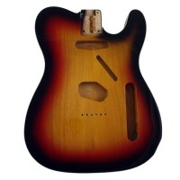 ALLPARTS TBF-3SBB Sunburst Finished Replacement Body for Telecaster With Binding 