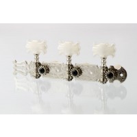 ALLPARTS TK-0124-001 Nickel Classical Tuner Set with Butterfly Buttons 