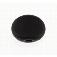 ALLPARTS TK-7710-023 Plastic Oval Buttons Black 