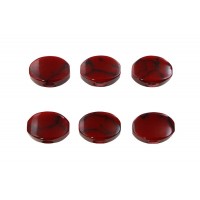 ALLPARTS TK-7728-076 Red Jasper Oval Button Set for Gotoh 