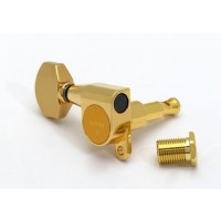 ALLPARTS TK-7760-L02 Gotoh Left Handed 6-in-line Mini Keys Gold 