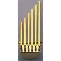 ALLPARTS TP-5475-002 ABM 1501 Finger Style Tailpiece Gold 