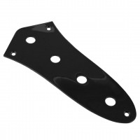 ALLPARTS AP-0640-003 Black Control Plate for Jazz Bass