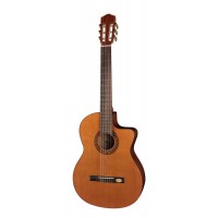 Salvador Cortez CC-22CE Solid Top Artist Series classic guitar, solid cedar top, sapele back and sides, Fishman ISY-201 electronics, cutaway