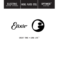 Elixir 16224 Optiweb Nickel Plated Electric - Wound single string .024