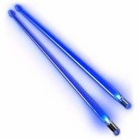 Firestix lysende LED-trommestikker - Brilliant Blue