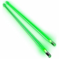 Firestix lysende LED-trommestikker - Screamin Green