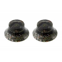 ALLPARTS PK-0149 Set of 2 Speckled Bell Knobs 