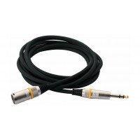 RockCable Microphone Cable - XLR (male) / TRS (6.3 mm / 1/4"), Balanced, Color Coded - 6 m / 19.7 ft