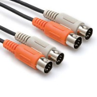 Hosa MID-202 - Dual MIDI-kabel 2 m