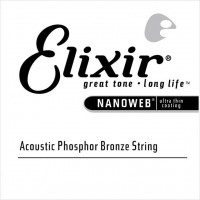 Elixir 14124 Nanoweb Acoustic Phosphor Bronze - Wound single string .024