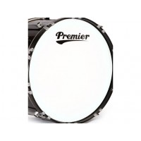 PREMIER 18" Supersonic White Bass Head - Trommeskinn