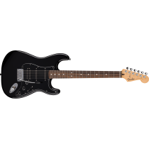 Fender Standard Stratocaster HSS Laurel Fingerboard, Black Pickguard, Black