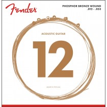 Fender 60L Phosphor Bronze Acoustic Guitar Strings .012-.053