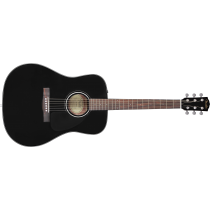 Fender CD-60 Dreadnought V3 w/Case, Walnut Fingerboard, Black