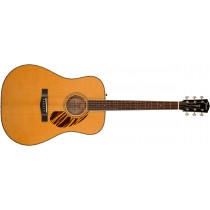 Fender PD-220E Natural - Akustisk heltre dreadnought gitar med Fishman el. inkl. koffert