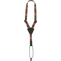 Fender Ukulele Strap - Black/Yellow/Red