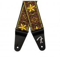 Fender Pasadena Woven Straps - Vevd gitarreim - Yellow Wallflower