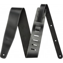 Fender Broken-In Leather Strap, 2.5" - Sort
