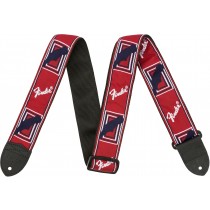 Fender 2" Monogrammed Straps - Red, White and Blue - Gitarreim