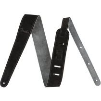 Fender Reversible Suede Strap, Black/Grey