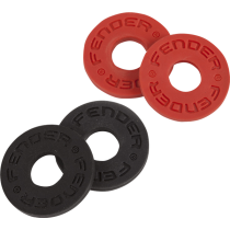 Fender Strap Blocks - Black / Red