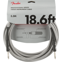 Fender Professional Series Instrument Cable - 5,5m - White Tweed