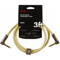 Fender Deluxe Series Instrument Cable, Tweed - 91 cm patchkabel