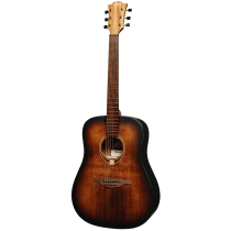 LAG Guitars Tramontane T70D-B&B - Dreadnought med heltre granlokk Black and Brown